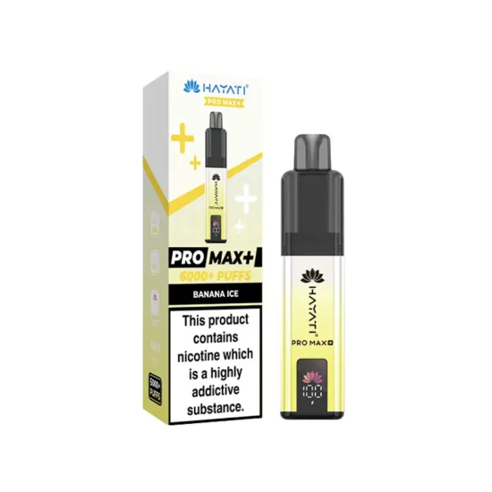 Hayati Pro Max Plus 6000 puff BANANA ICE Hayati Pro Max Plus 6000 puff BANANA ICE