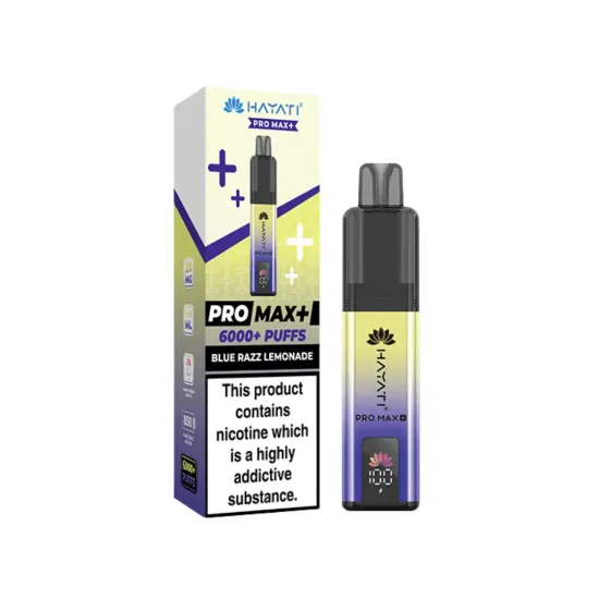 Hayati Pro Max Plus 6000 puff BLUE RAZZ LEMONADE