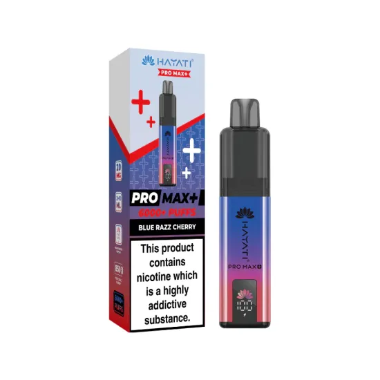 Hayati Pro Max Plus 6000 puff BLUE RAZZ CHERRY