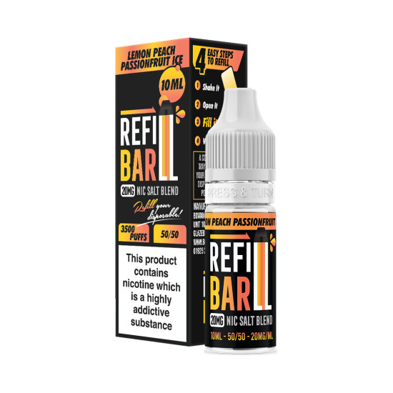 Refill Bar Lemon Peach Passion Ice Refill Bar Lemon Peach Passion Ice