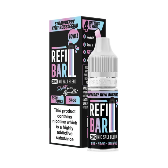 Refill Bar Strawberry Kiwi Bubblegum Refill Bar Strawberry Kiwi Bubblegum